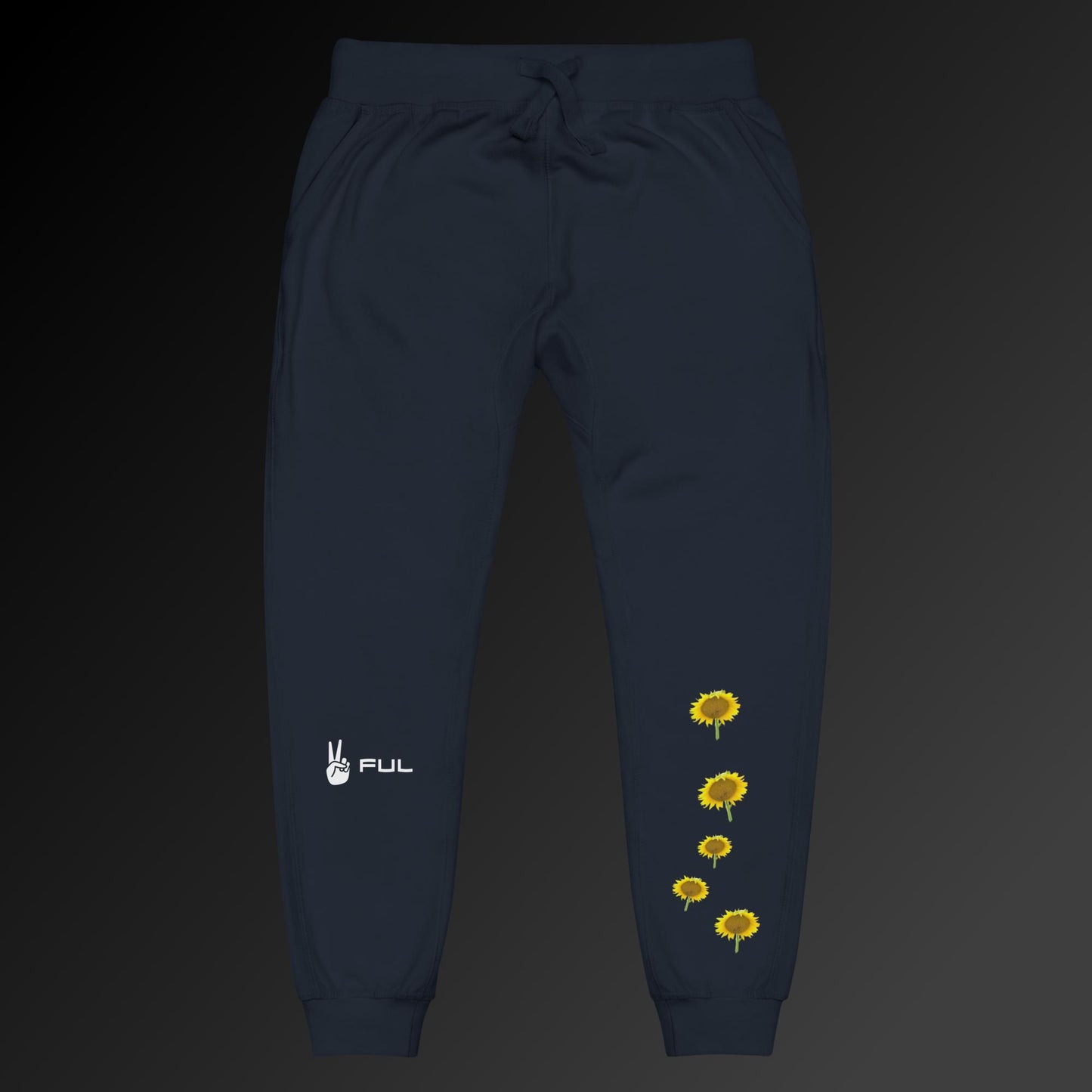 Peaceful/✌ful Sunflower Graphic Pants