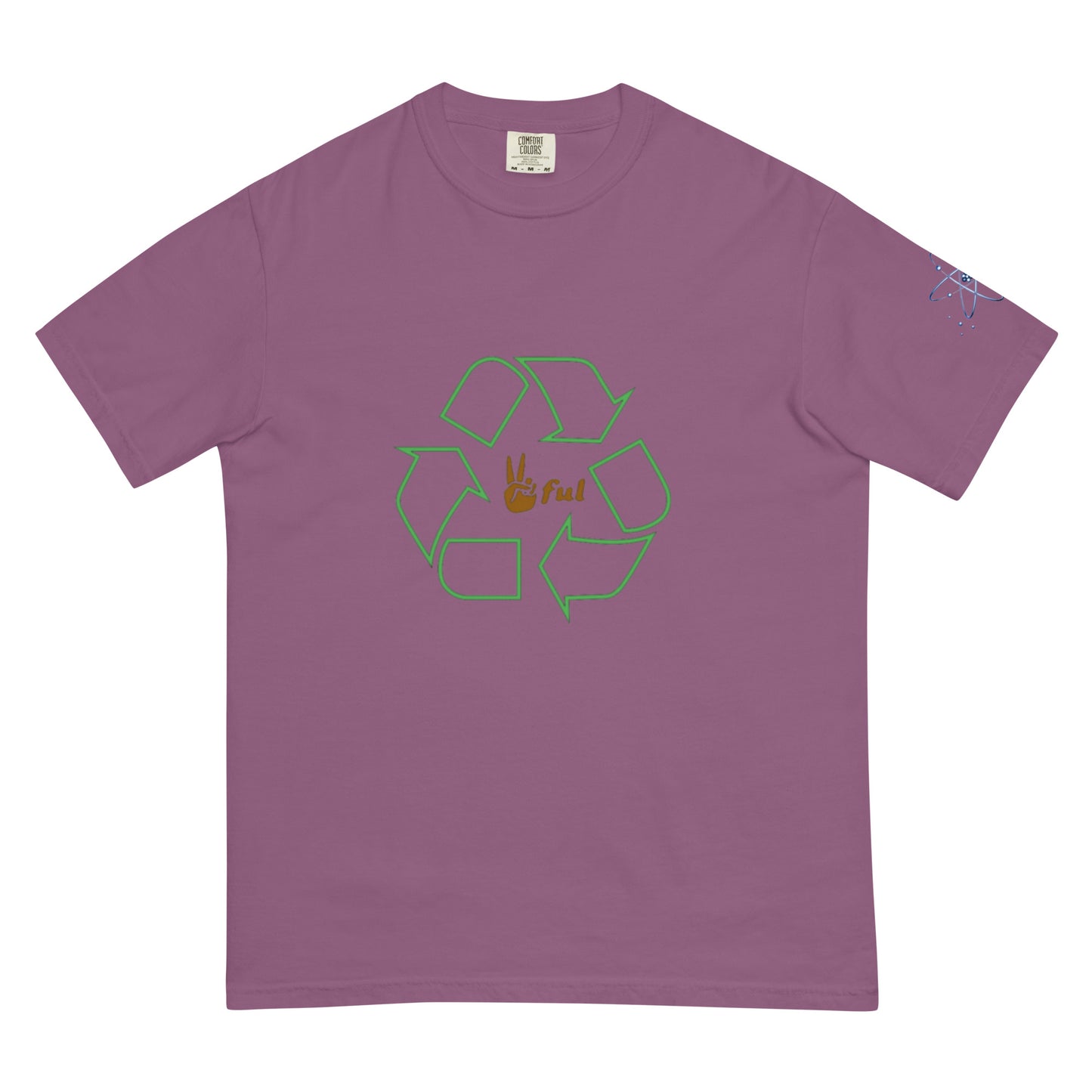Unisex Peaceful Science garment-dyed heavyweight t-shirt