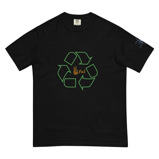 Unisex Peaceful Science garment-dyed heavyweight t-shirt