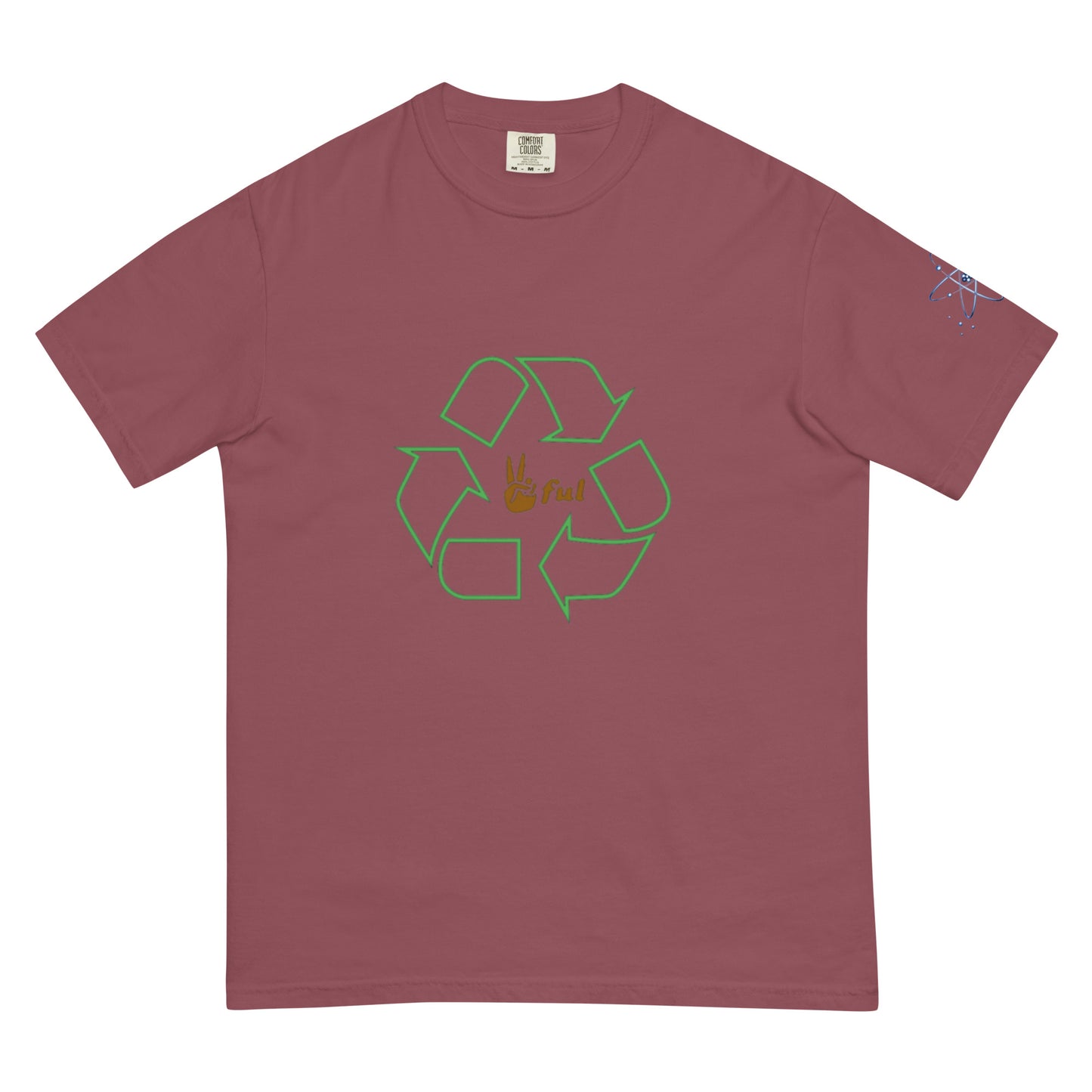 Unisex Peaceful Science garment-dyed heavyweight t-shirt