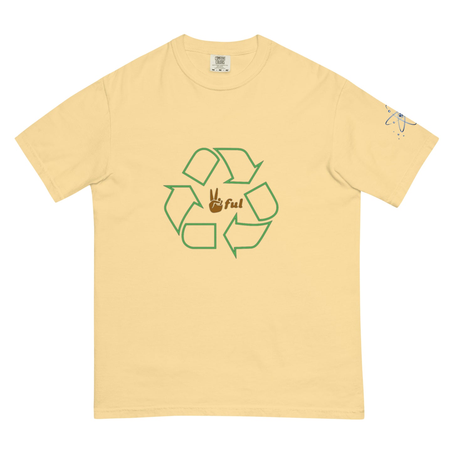 Unisex Peaceful Science garment-dyed heavyweight t-shirt