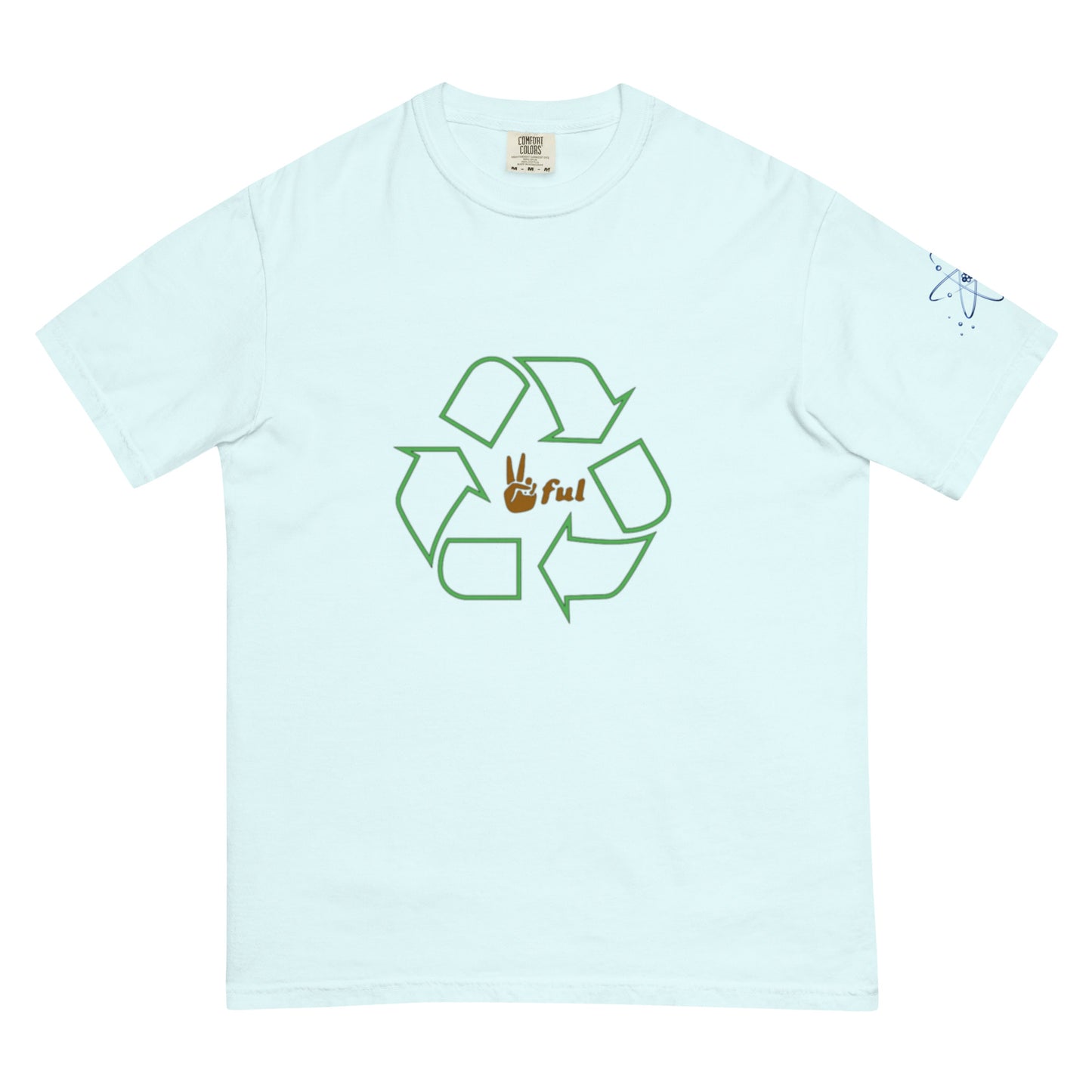Unisex Peaceful Science garment-dyed heavyweight t-shirt