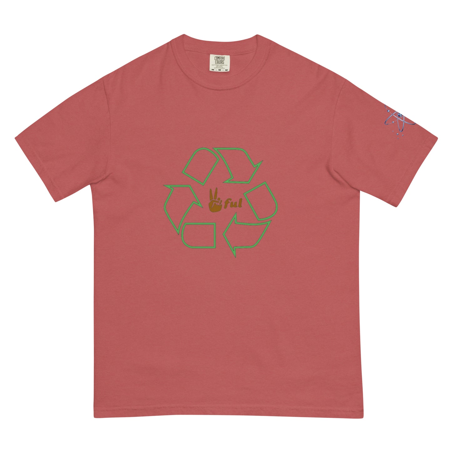 Unisex Peaceful Science garment-dyed heavyweight t-shirt