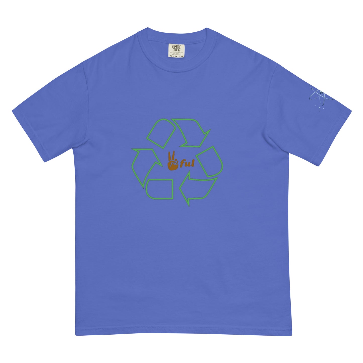 Unisex Peaceful Science garment-dyed heavyweight t-shirt