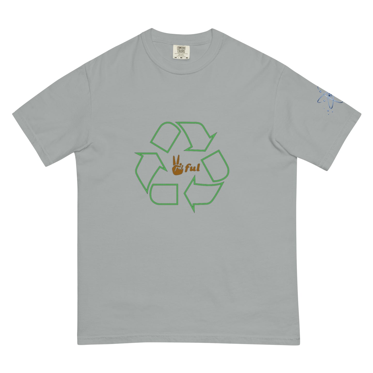 Unisex Peaceful Science garment-dyed heavyweight t-shirt