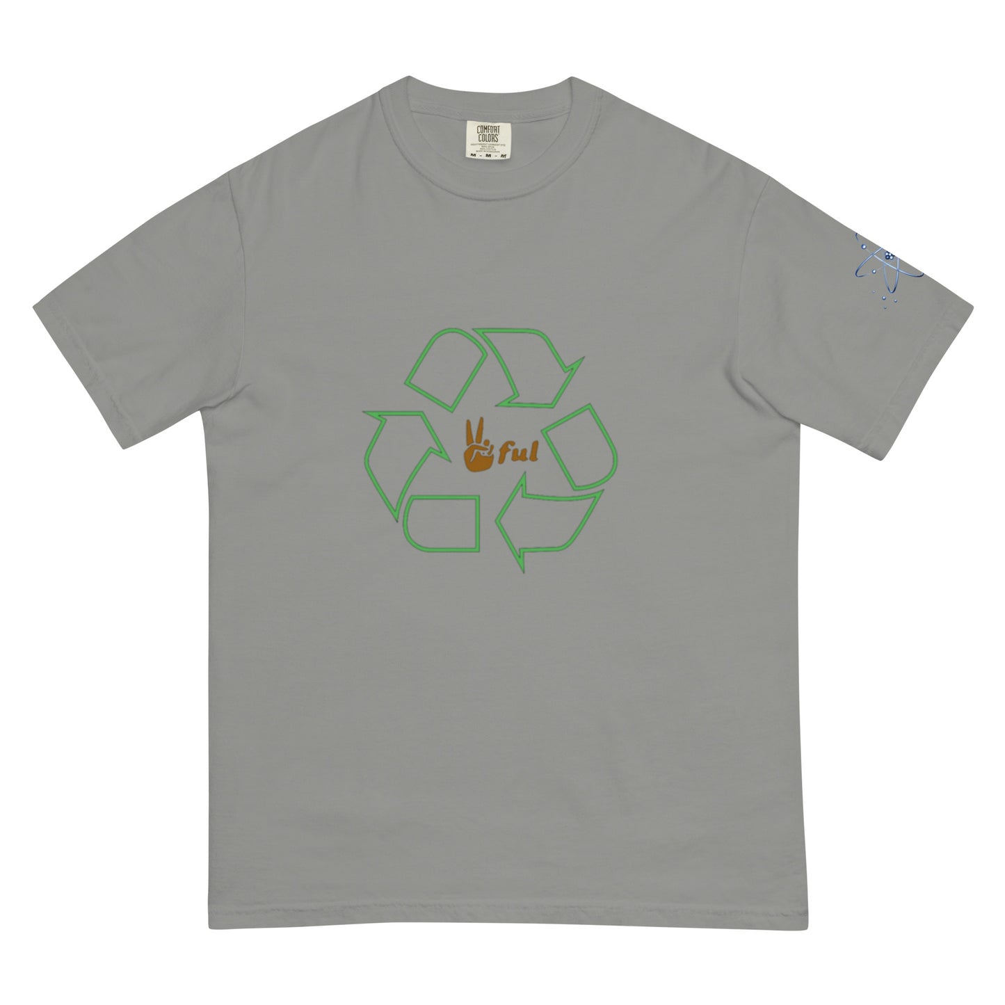 Unisex Peaceful Science garment-dyed heavyweight t-shirt