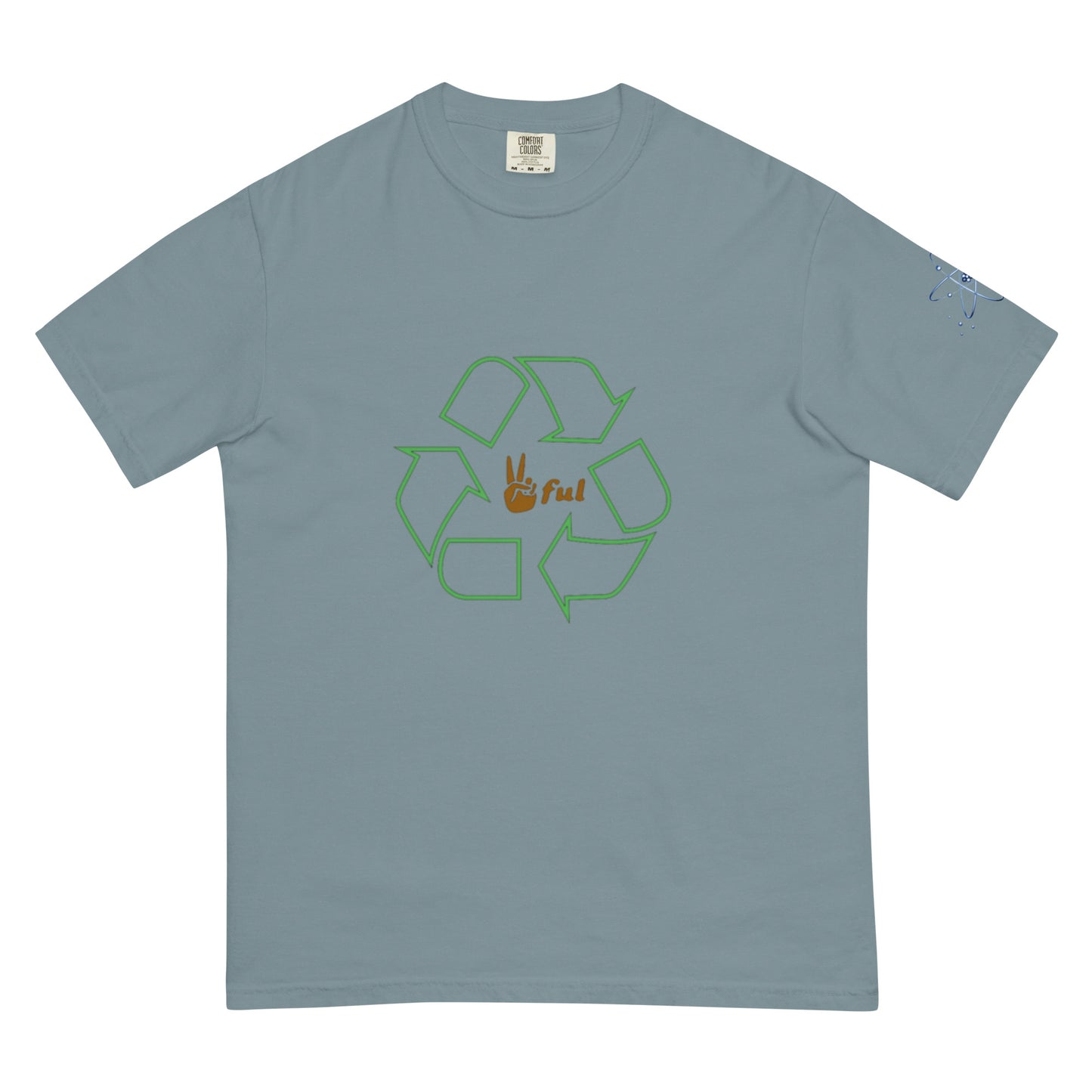Unisex Peaceful Science garment-dyed heavyweight t-shirt