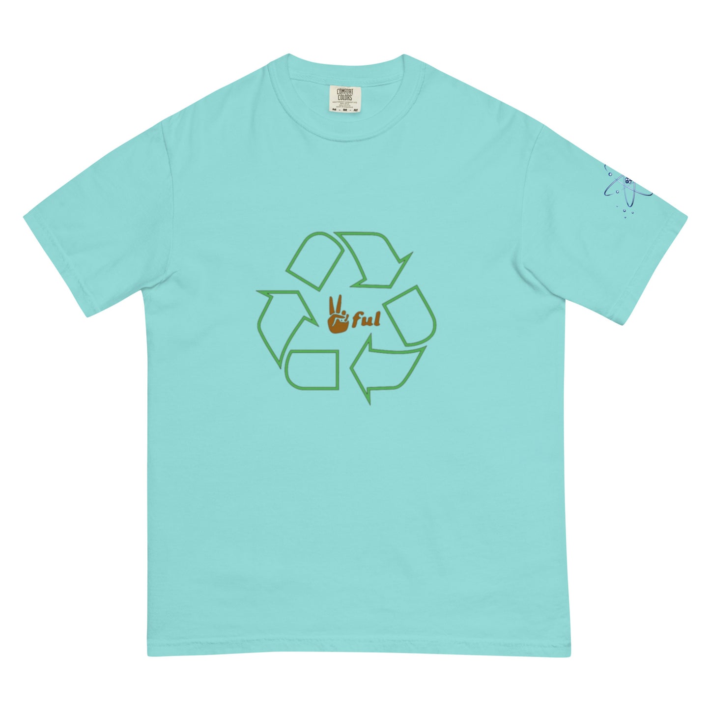 Unisex Peaceful Science garment-dyed heavyweight t-shirt