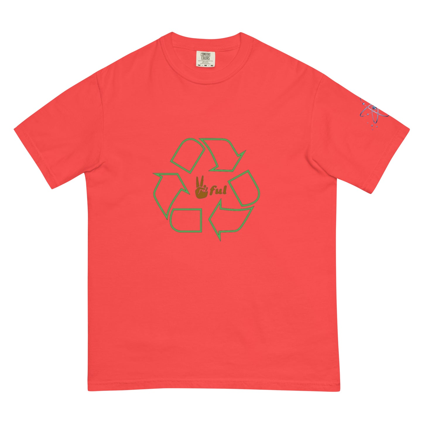 Unisex Peaceful Science garment-dyed heavyweight t-shirt