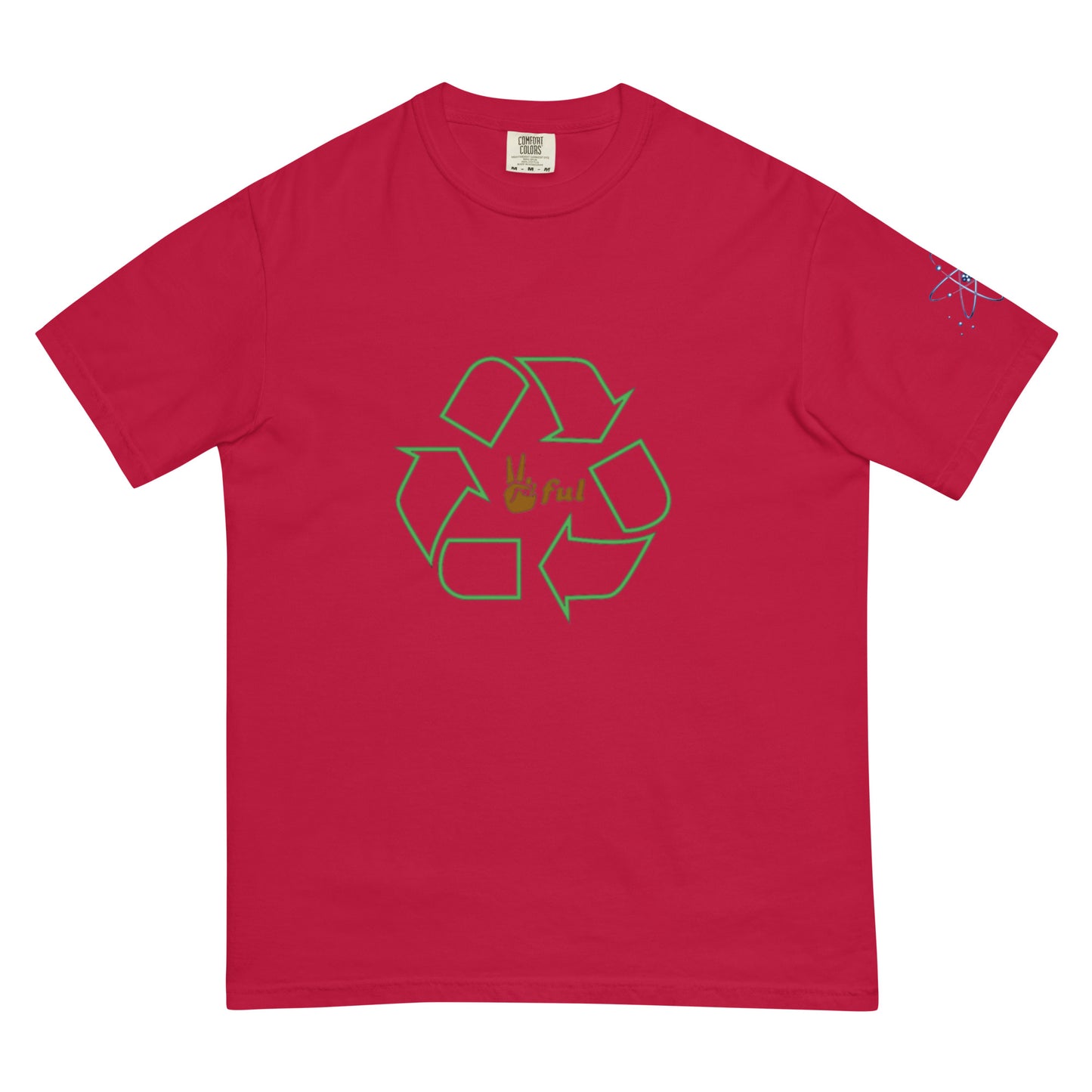 Unisex Peaceful Science garment-dyed heavyweight t-shirt