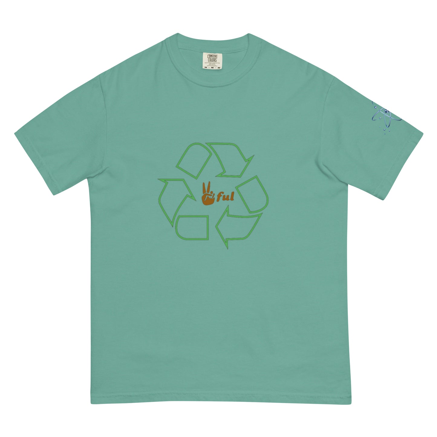 Unisex Peaceful Science garment-dyed heavyweight t-shirt