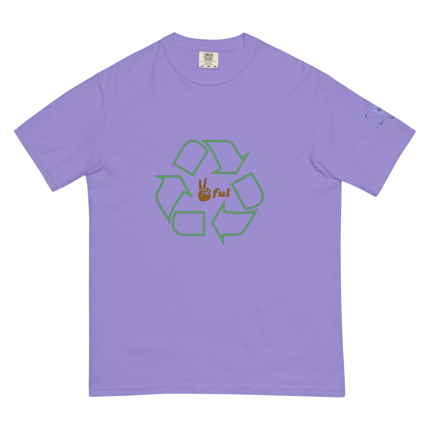 Unisex Peaceful Science garment-dyed heavyweight t-shirt