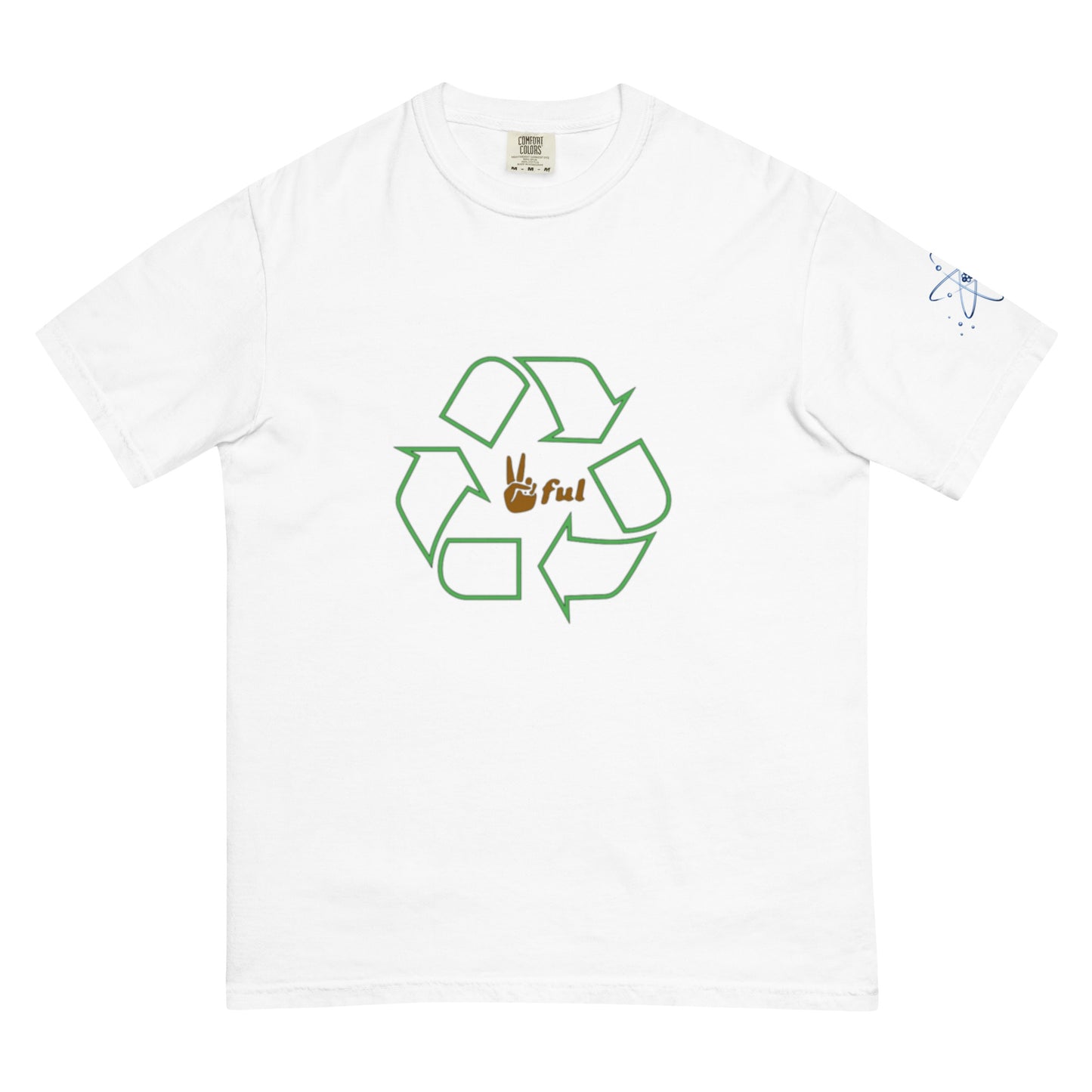 Unisex Peaceful Science garment-dyed heavyweight t-shirt