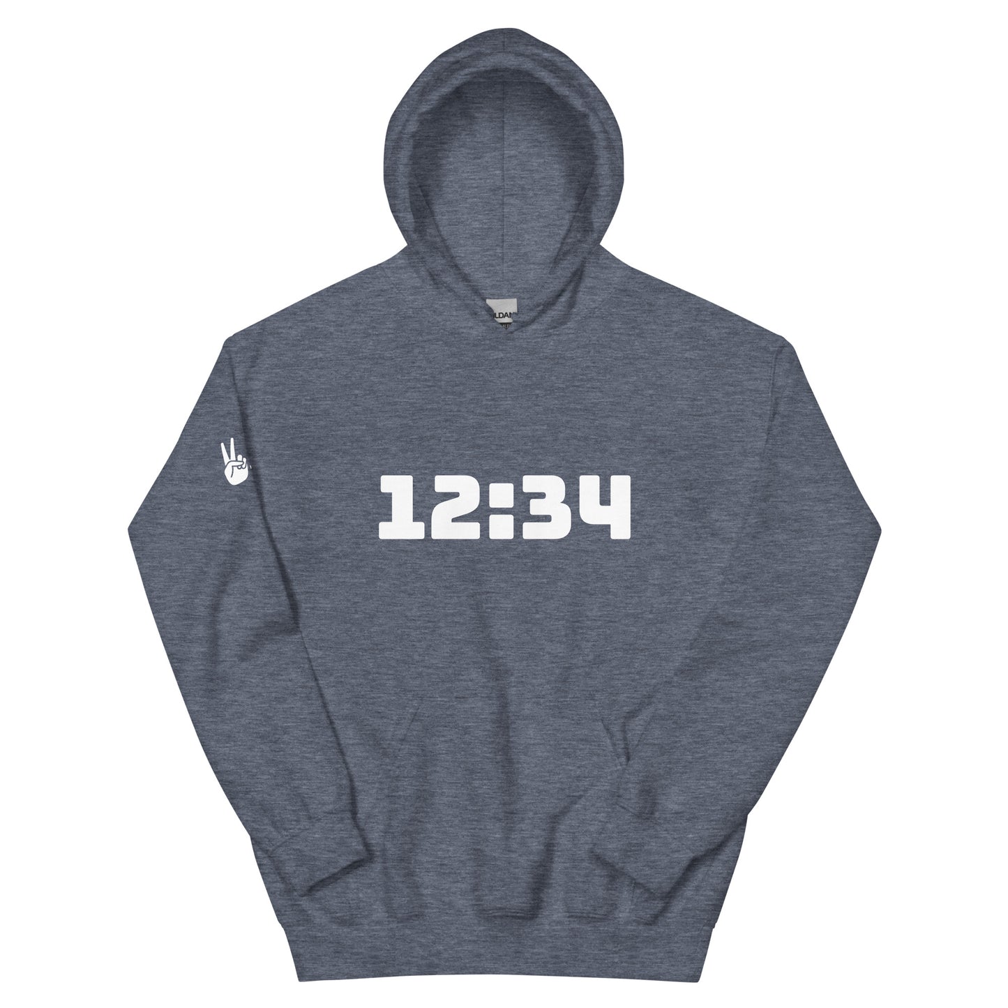 Unisex Cotton/Polyester Blend One Two Three Four Hoodie ✌️ful