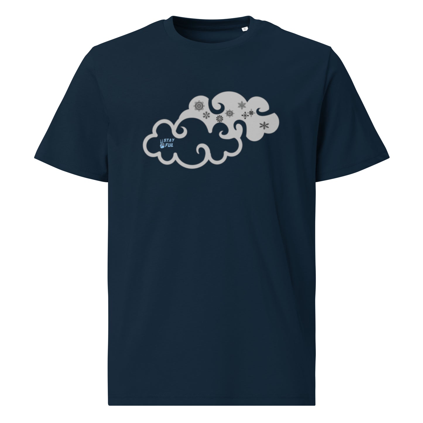 Unisex Peaceful Minimalistic Cloud organic cotton t-shirt