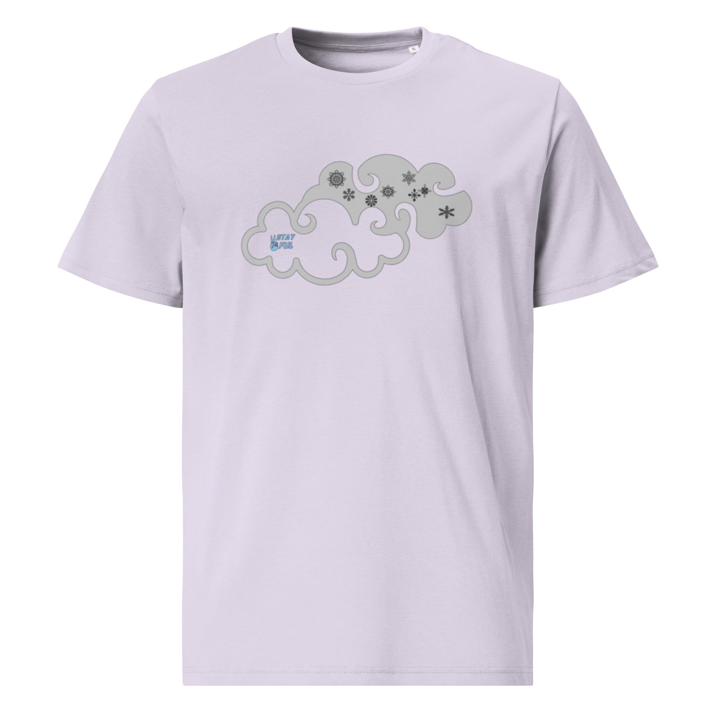 Unisex Peaceful Minimalistic Cloud organic cotton t-shirt