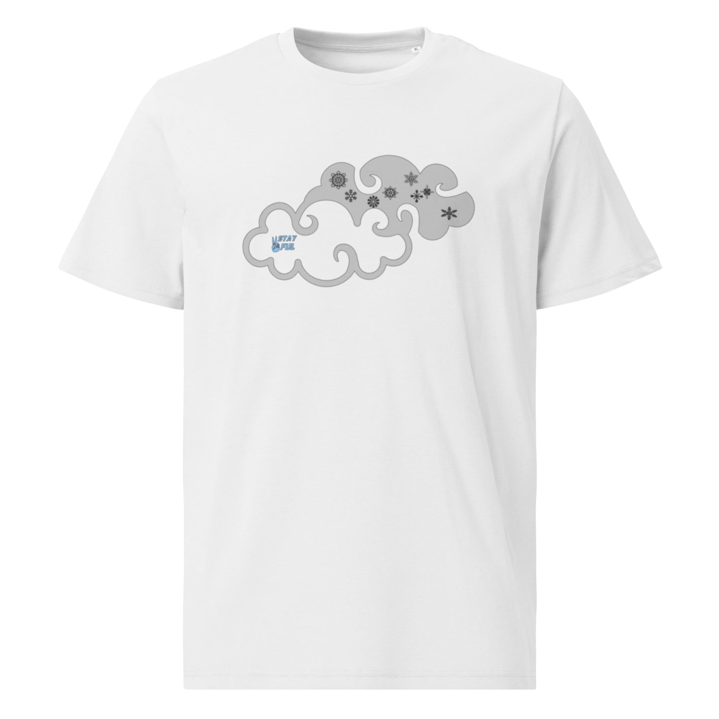 Unisex Peaceful Minimalistic Cloud organic cotton t-shirt