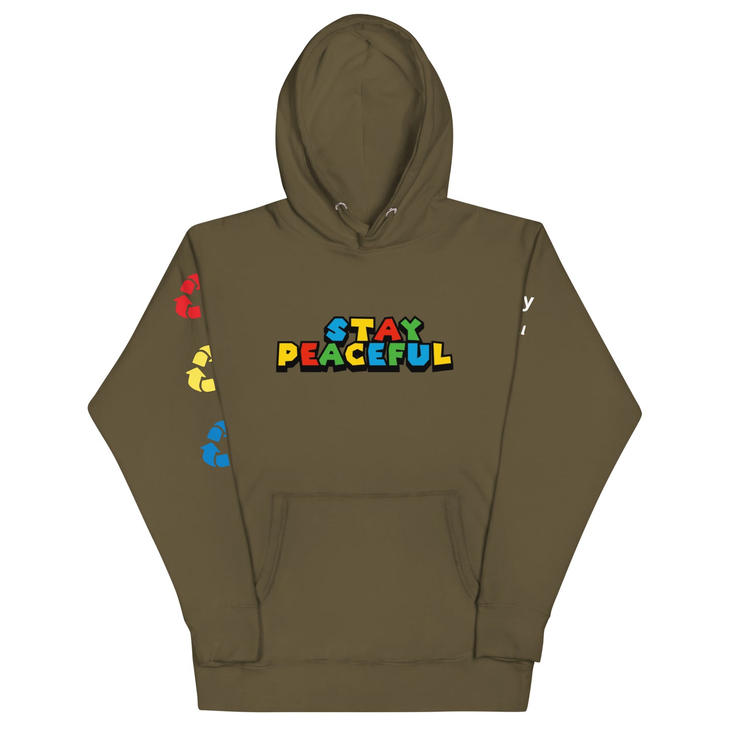 Stay Peaceful Game On Hoodie