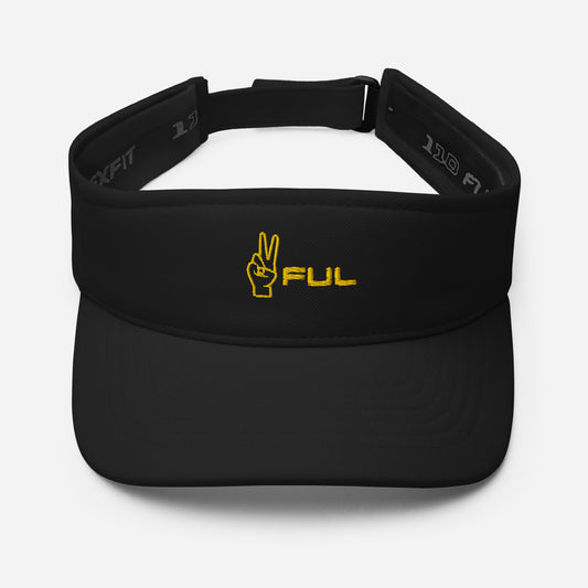 Embroidered Peaceful Visor