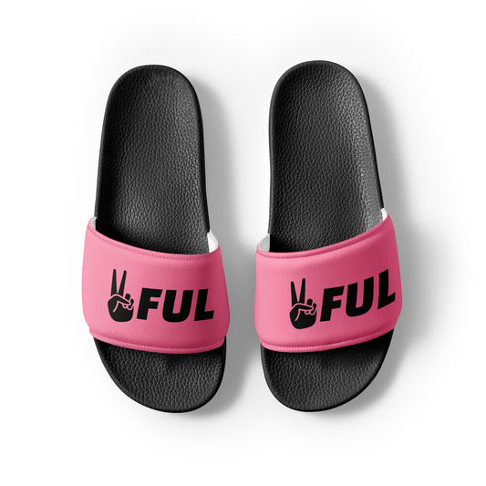 Women's Pink Peaceful slides