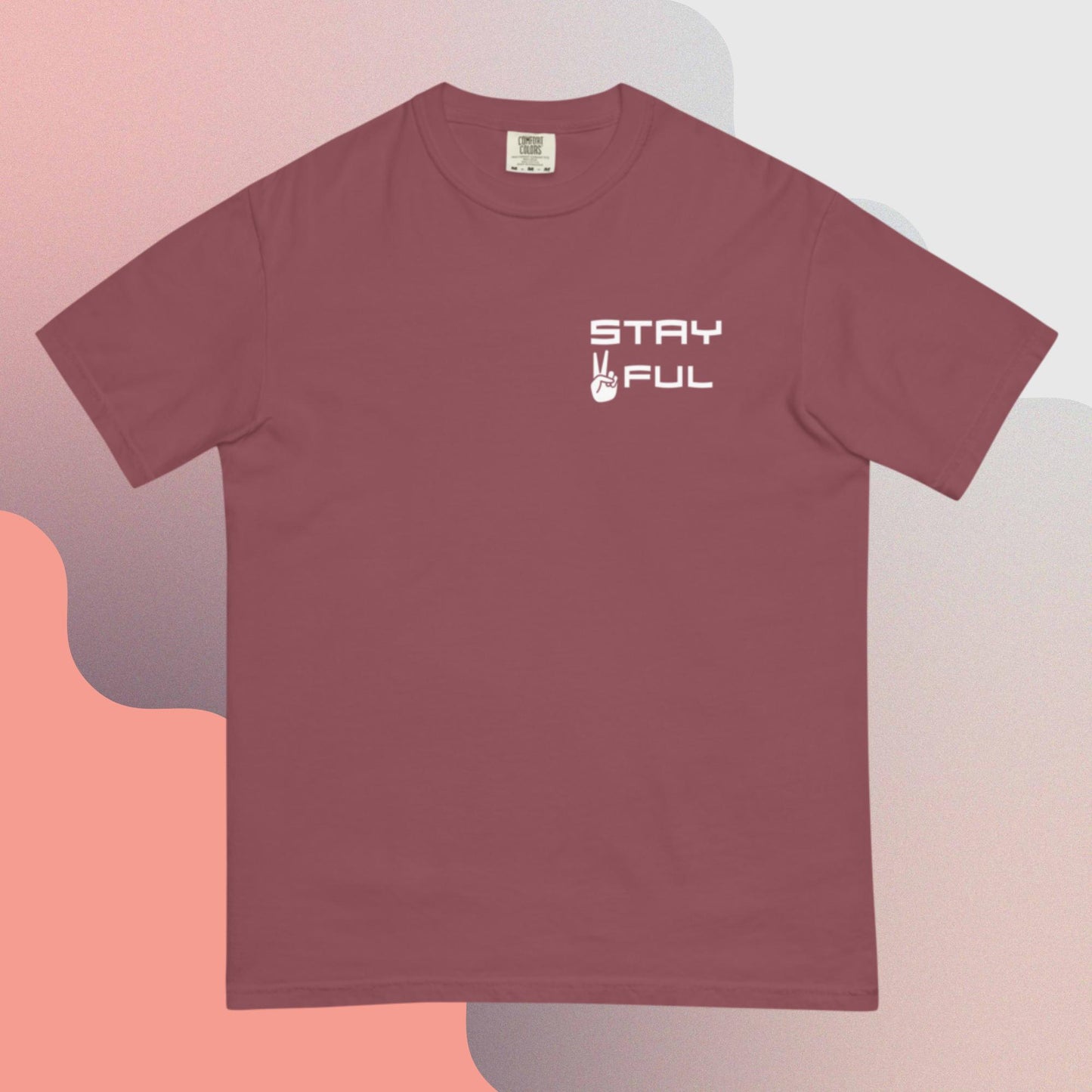 Stay Peaceful heavyweight t-shirt