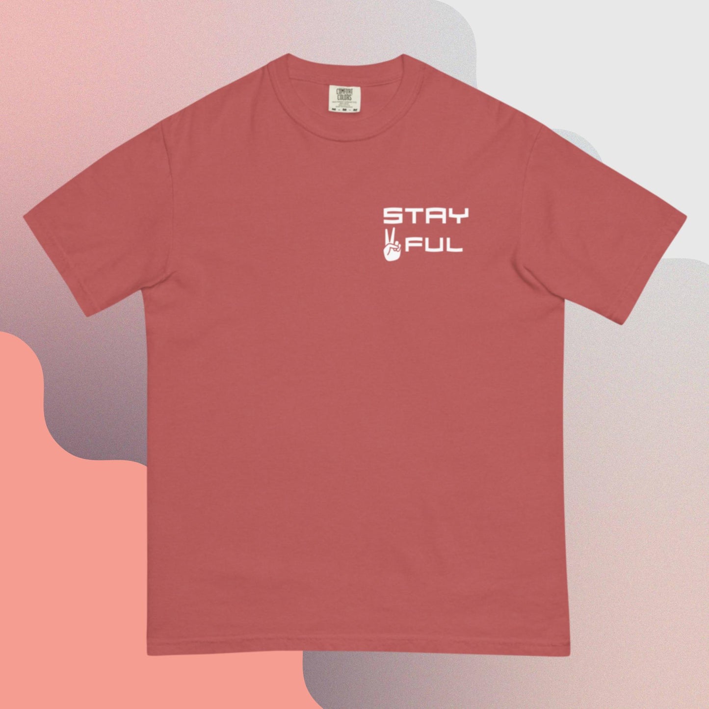 Stay Peaceful heavyweight t-shirt