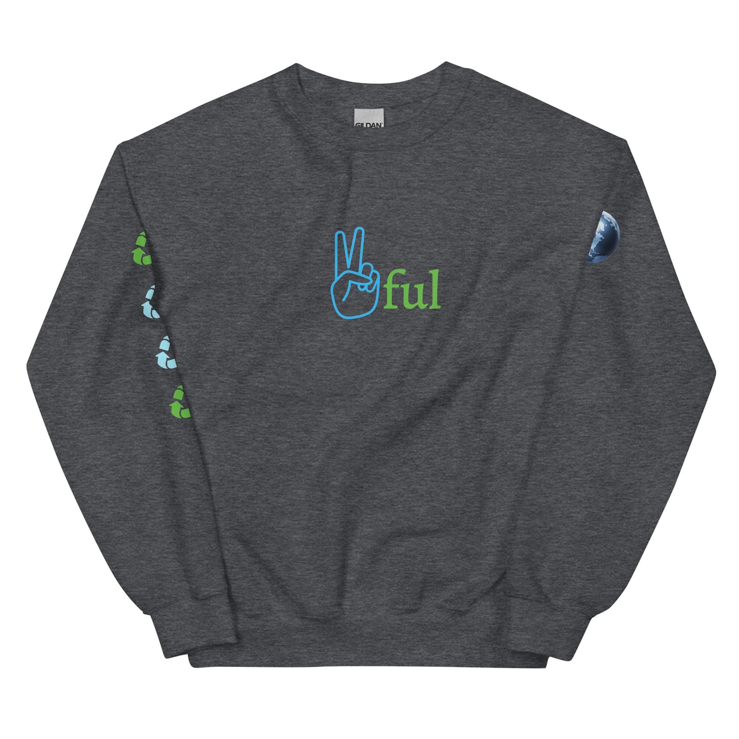 Peaceful /✌️ful Earth Remix Sweatshirt