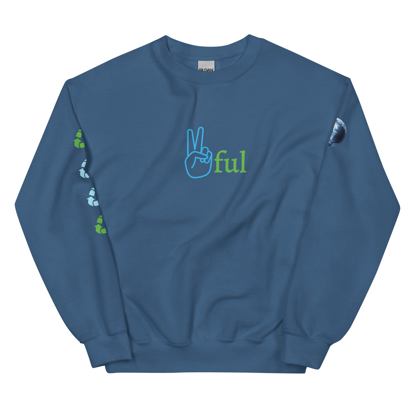 Peaceful /✌️ful Earth Remix Sweatshirt