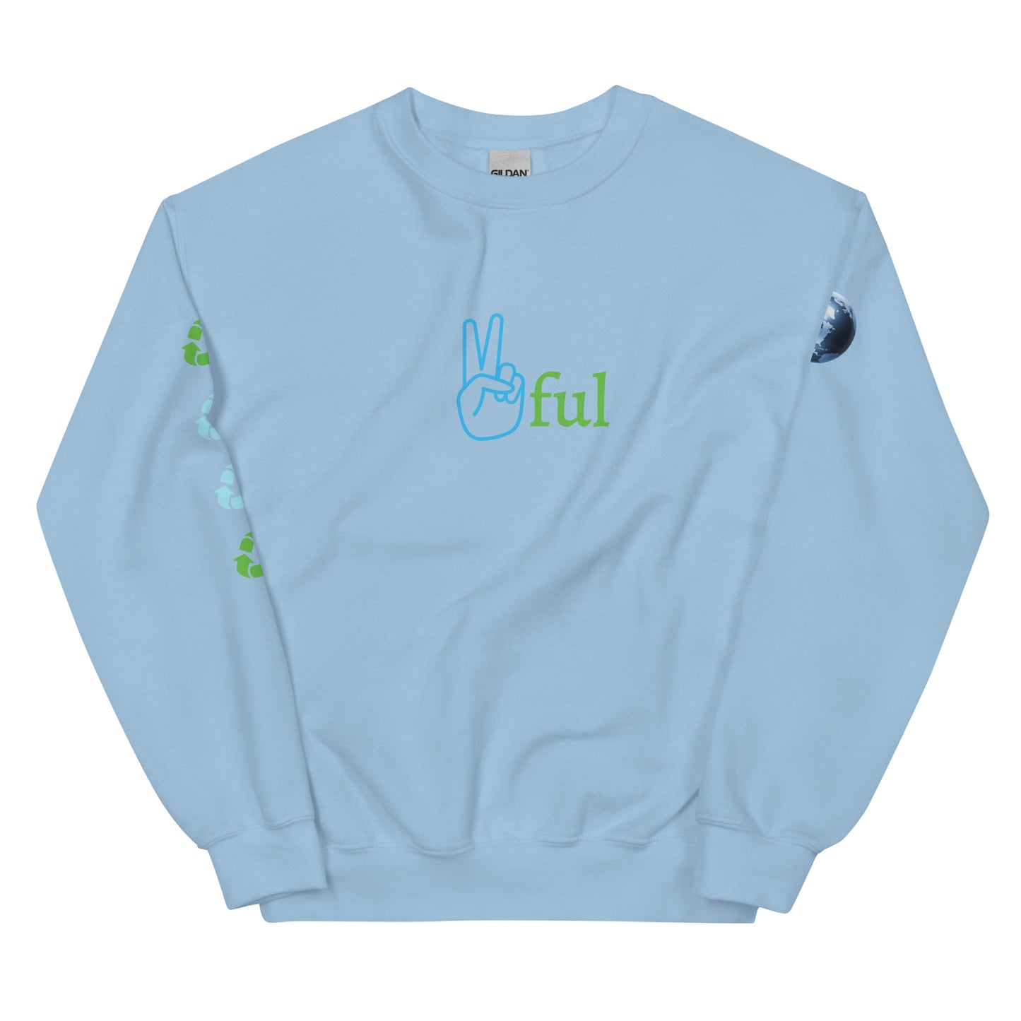 Peaceful /✌️ful Earth Remix Sweatshirt