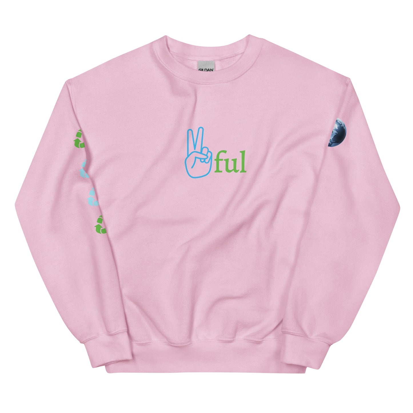 Peaceful /✌️ful Earth Remix Sweatshirt