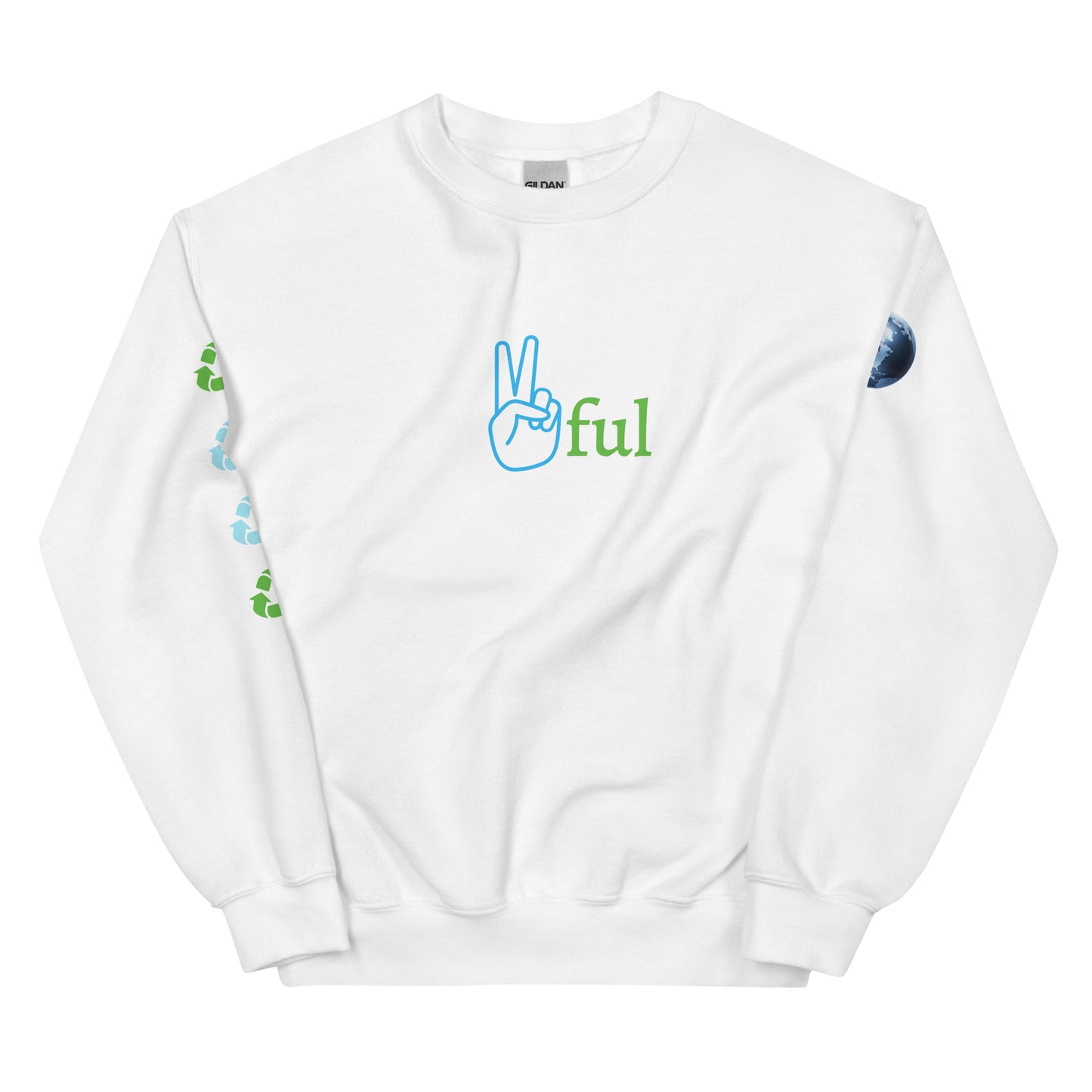 Peaceful /✌️ful Earth Remix Sweatshirt