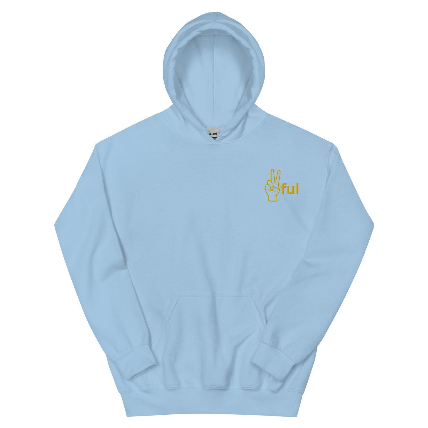 Unisex Gold Lettered ✌️ful Hoodie S-5XL