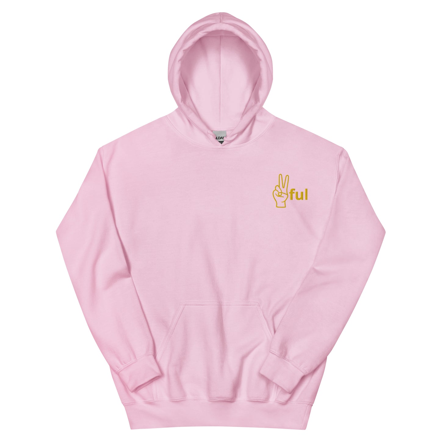 Unisex Gold Lettered ✌️ful Hoodie S-5XL