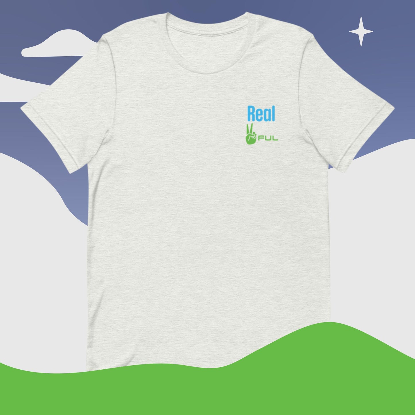 Unisex Real Peaceful t-shirt XS-5XL