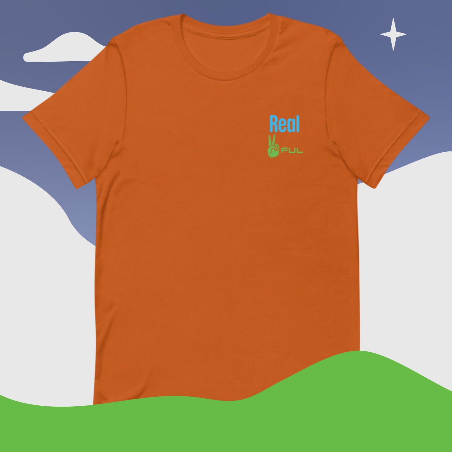 Unisex Real Peaceful t-shirt XS-5XL