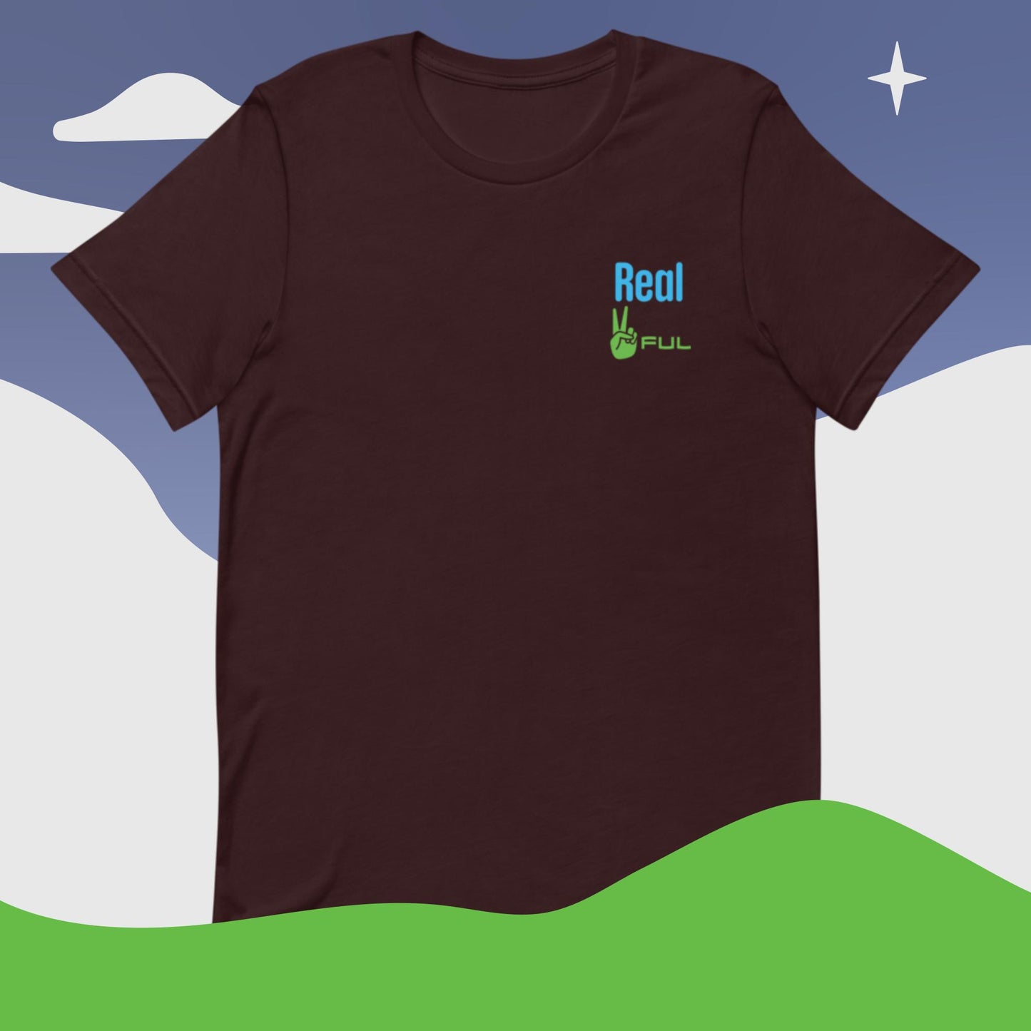 Unisex Real Peaceful t-shirt XS-5XL