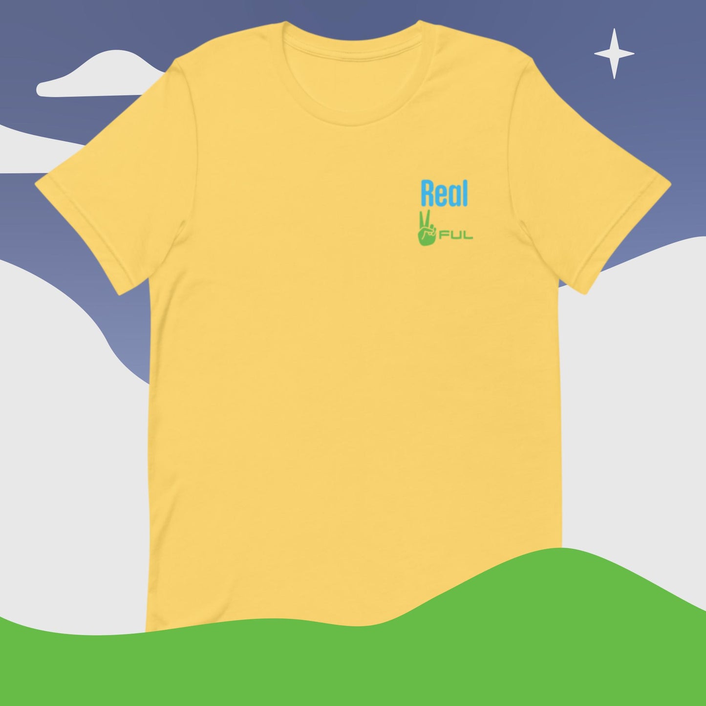 Unisex Real Peaceful t-shirt XS-5XL