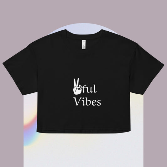 Peaceful Vibes Women’s crop top